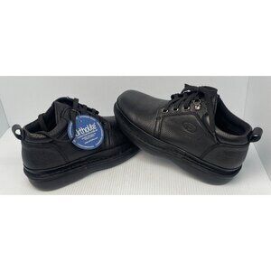 Propet Villager Mid M4078 Men's Casual Black Leather Shoe Size 9 M (D)